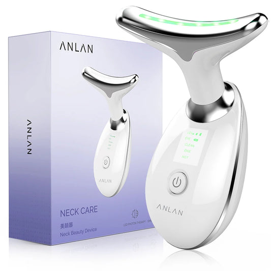 ANLAN EMS Neck & Face Lifting Device - Skin Tightening & Double Chin Reduction