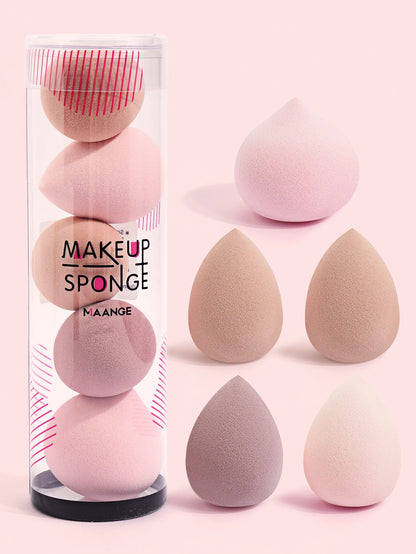 MAANGE 5PCS Makeup Sponge Set - Foundation, Concealer & Powder Blenders