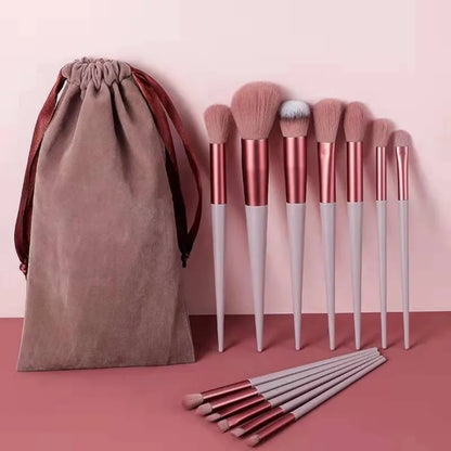 13Pcs Makeup Brush Set - Foundation, Blush, Eyeshadow & More